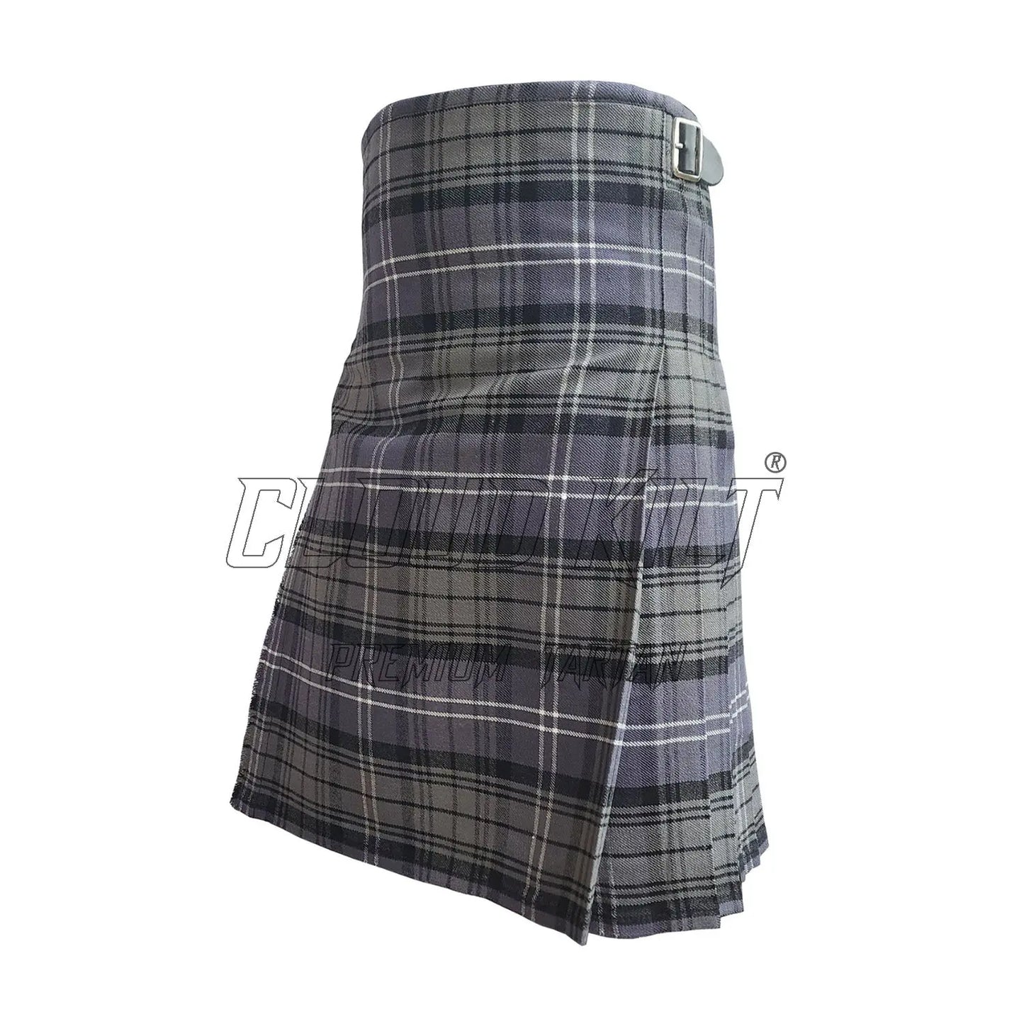 Hamilton Grey Tartan Kilt CLOUD KILT