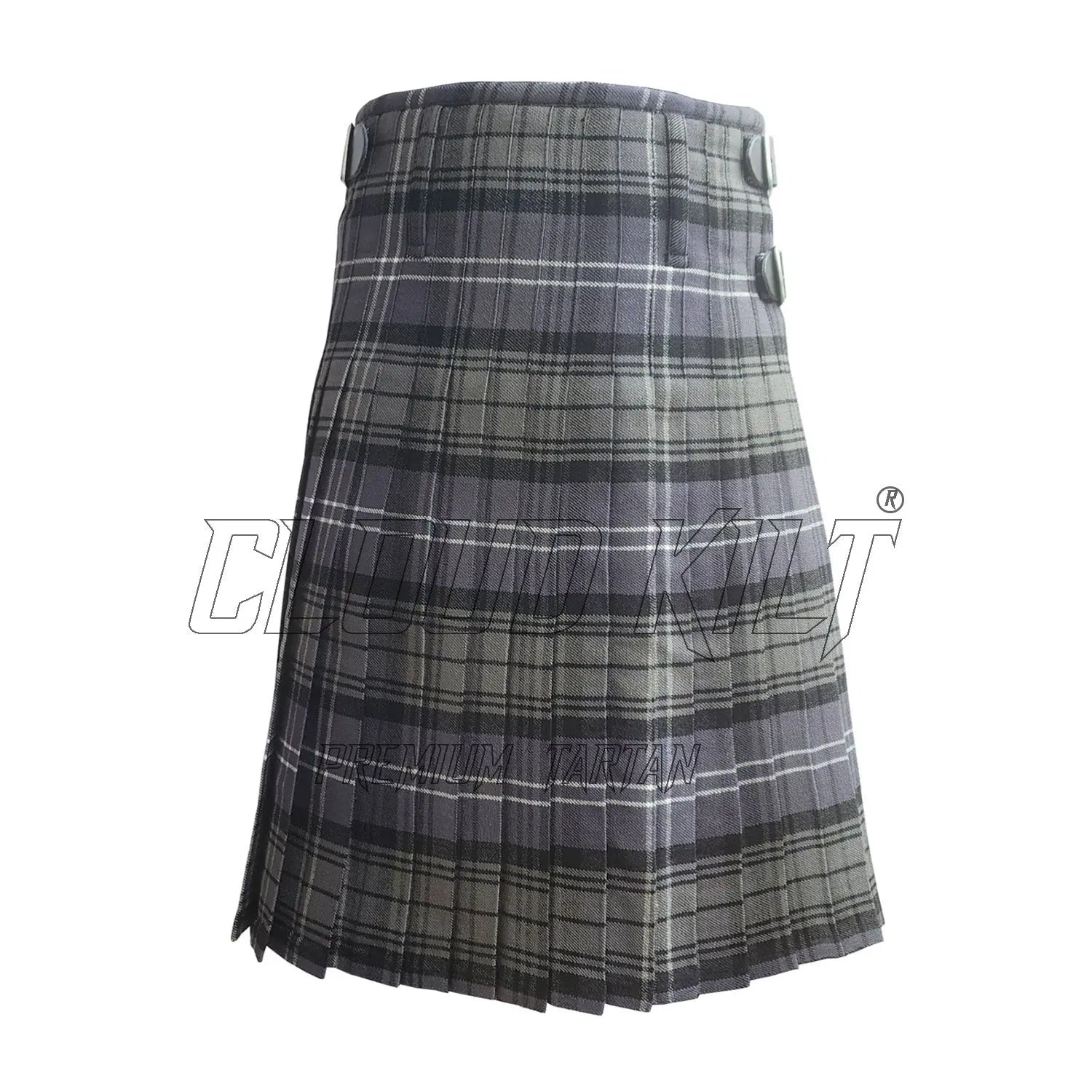 Hamilton Grey Tartan Kilt CLOUD KILT