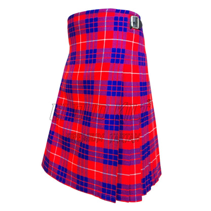 Hamilton Red Tartan Kilt For Men CLOUD KILT