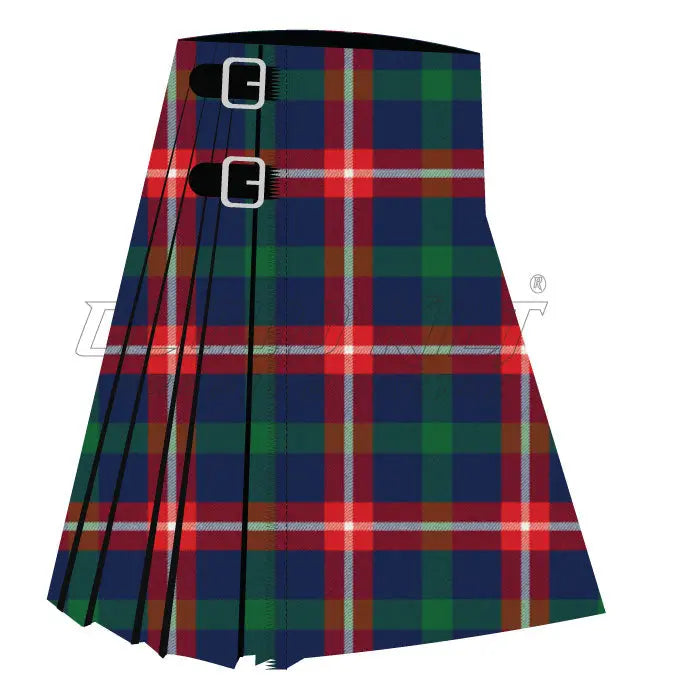 Harbison Modern Premium Tartan Kilt CLOUD KILT