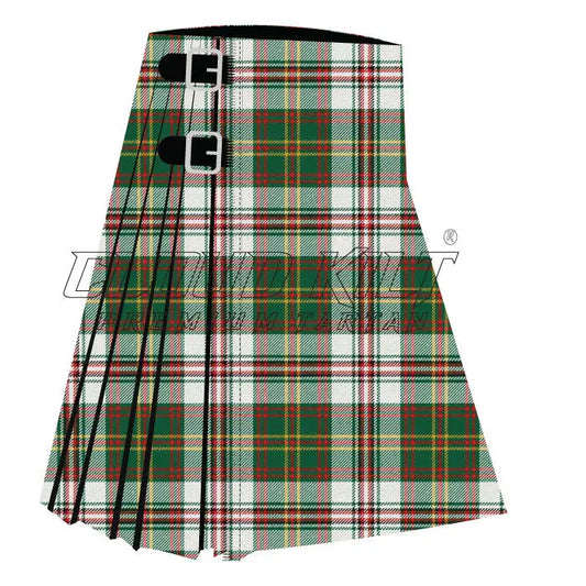 Hay White Dress Modern Premium Tartan Kilt CLOUD KILT