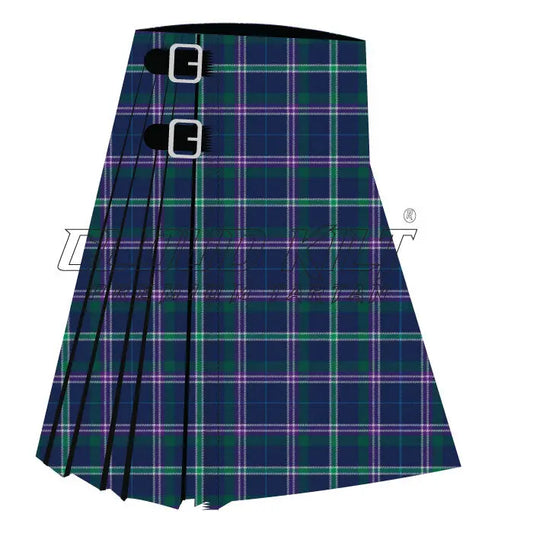 Head of The Lakes Modern Premium Tartan Kilt CLOUD KILT