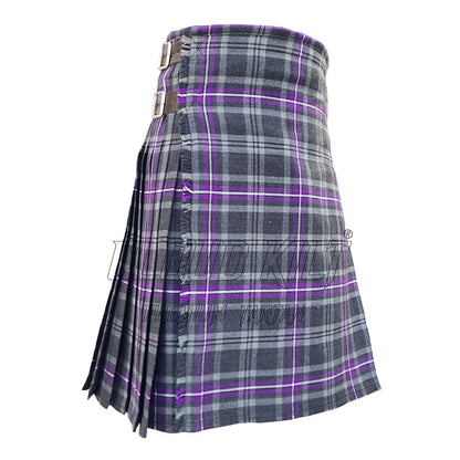 Hebridean Thistle Tartan Kilt For Men CLOUD KILT