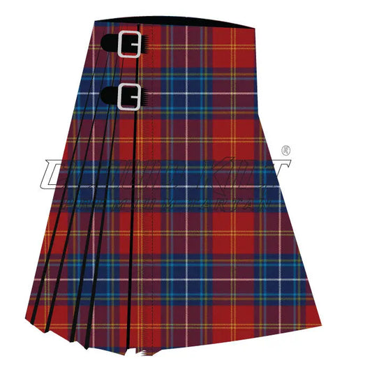 Heirloom Red Alba Premium Tartan Kilt CLOUD KILT