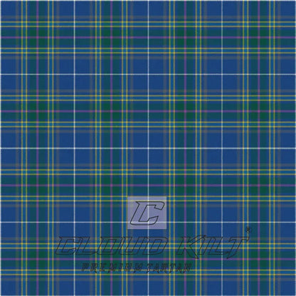 Highland Blue Premium Tartan Kilt CLOUD KILT