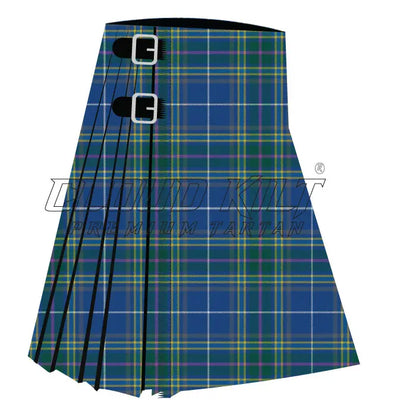 Highland Blue Premium Tartan Kilt CLOUD KILT