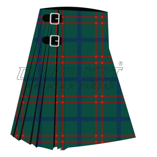 Highland Spring Green Premium Tartan Kilt CLOUD KILT