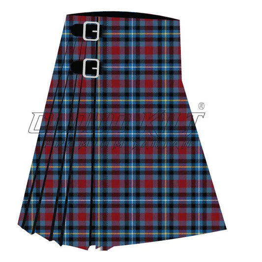 Highland Titles Ancient Premium Tartan Kilt CLOUD KILT