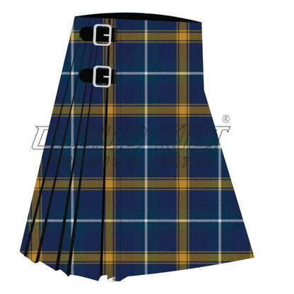 Highlands School NC Modern Premium Tartan Kilt CLOUD KILT