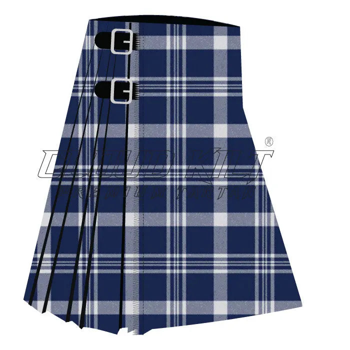 Ikelman One Modern Premium Tartan Kilt CLOUD KILT