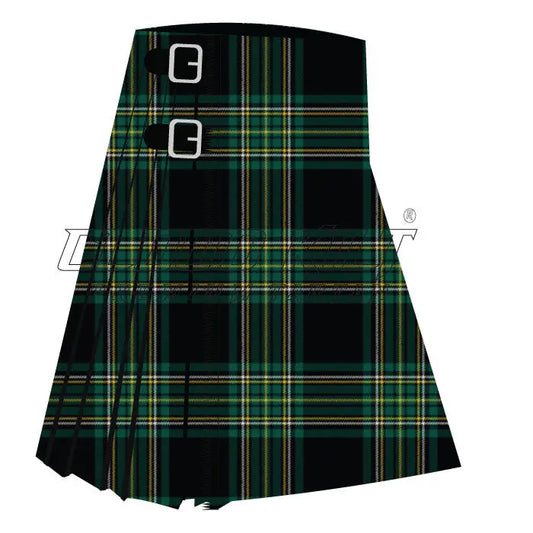 Initial City Link Modern Premium Tartan Kilt CLOUD KILT