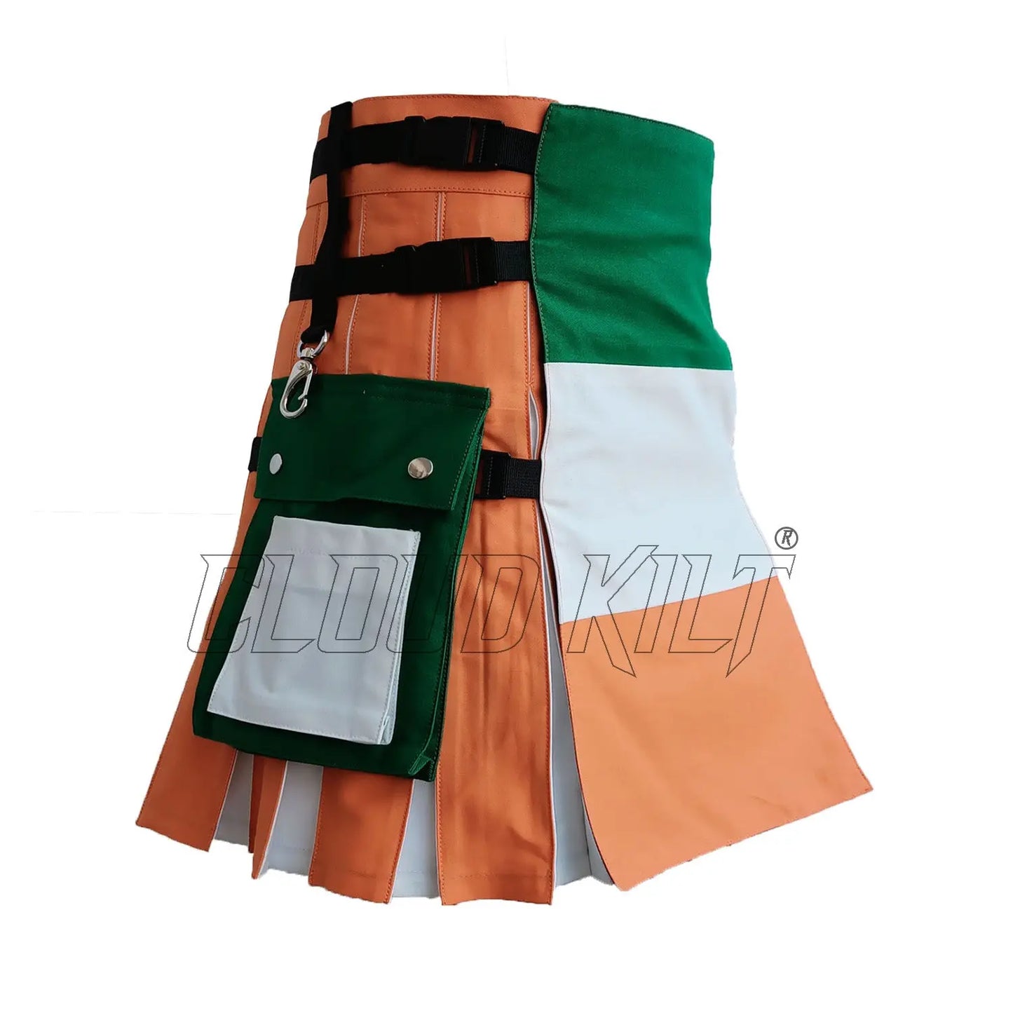 Ireland Flag Hybrid Utility Kilt CLOUD KILT