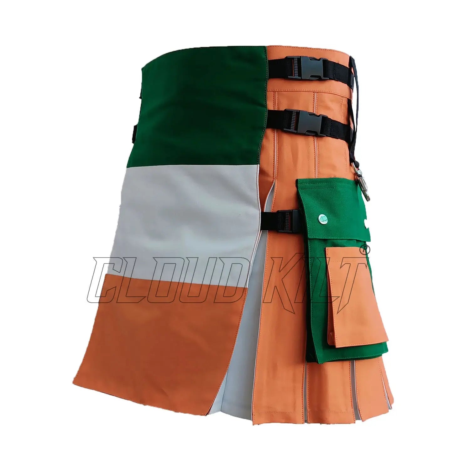 Ireland Flag Hybrid Utility Kilt CLOUD KILT