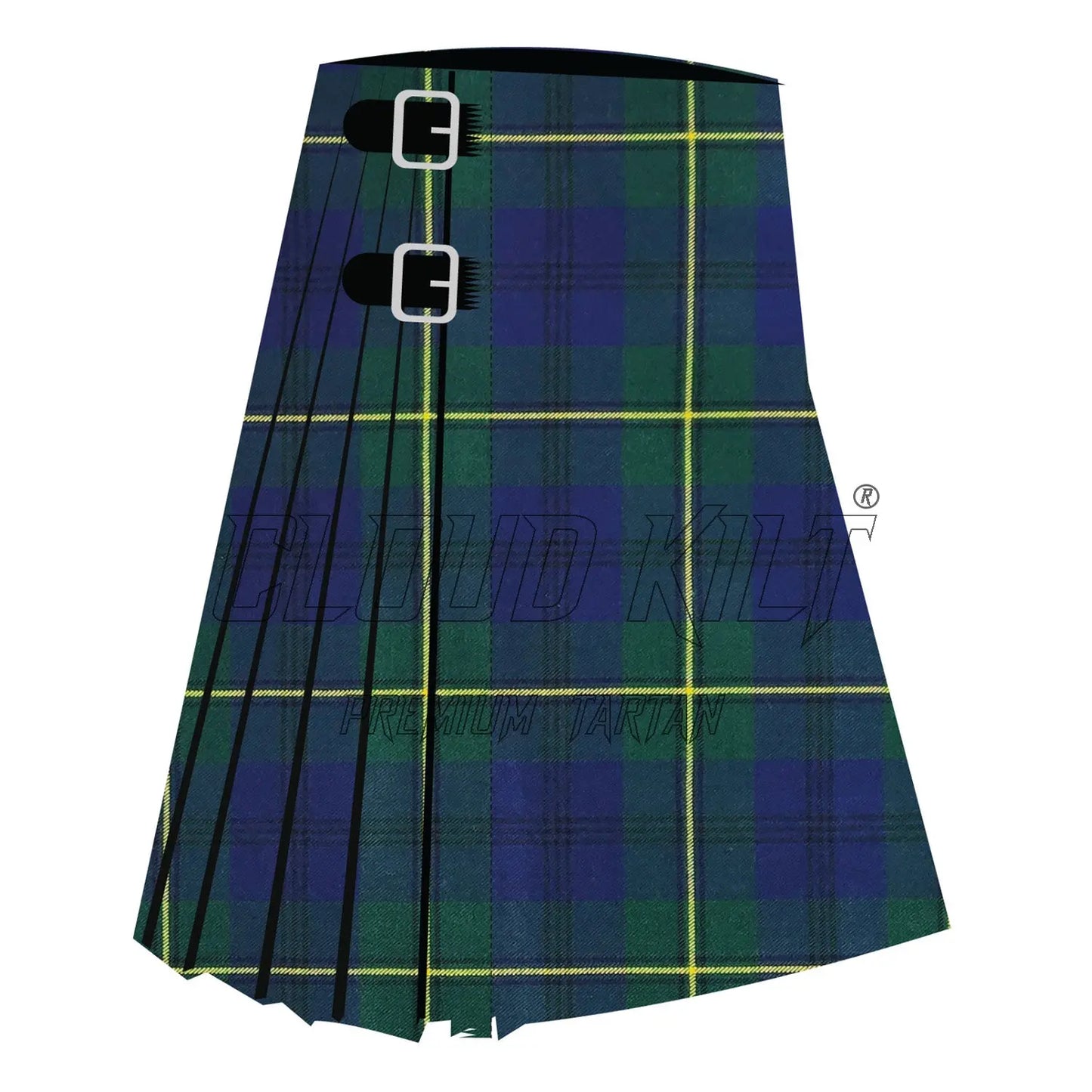 Johnstone Modern Tartan Kilt For Men CLOUD KILT