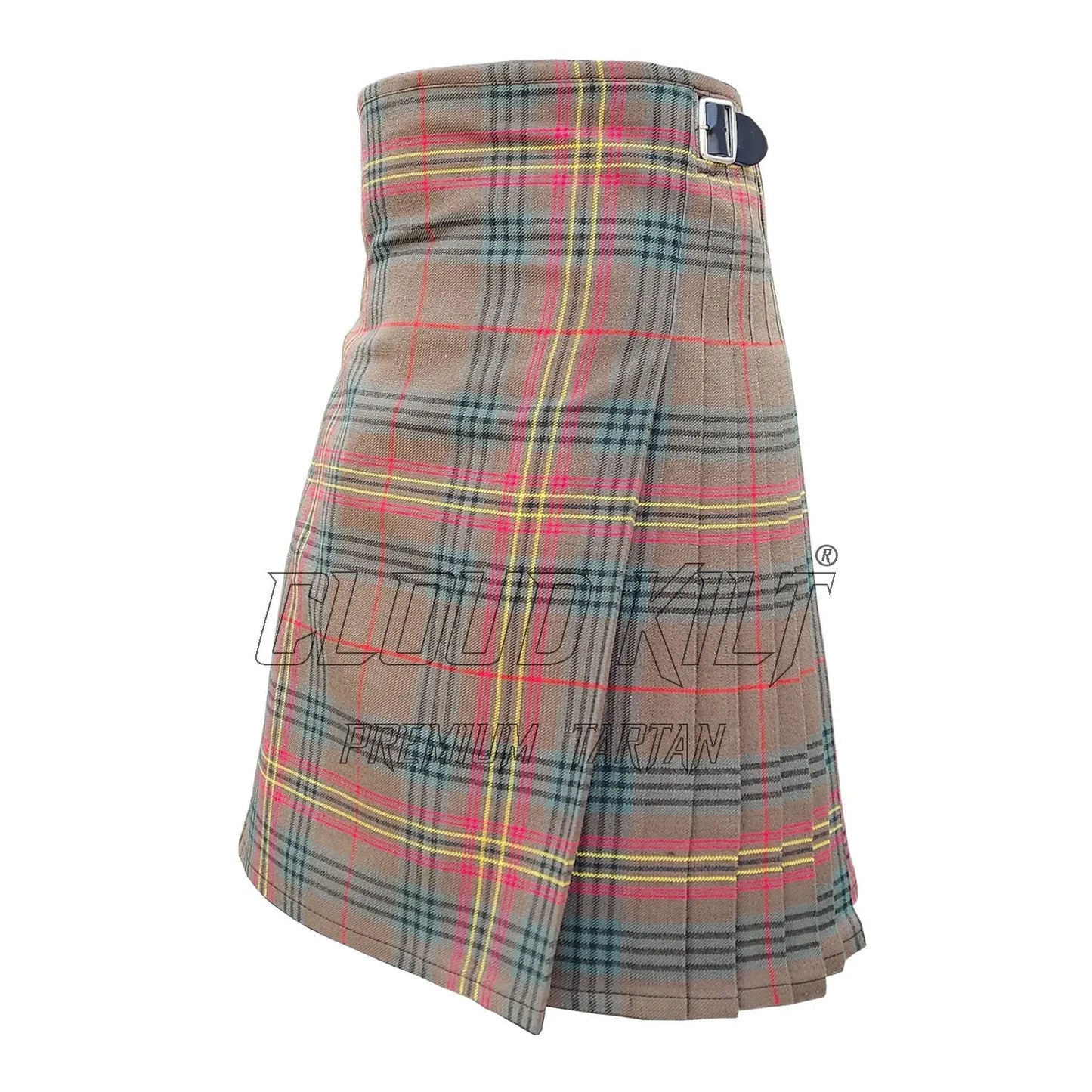 Kennedy Weathered Tartan Kilt For Men CLOUD KILT