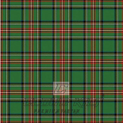 King George VI Green Stewart Ancient Premium Tartan Kilt CLOUD KILT