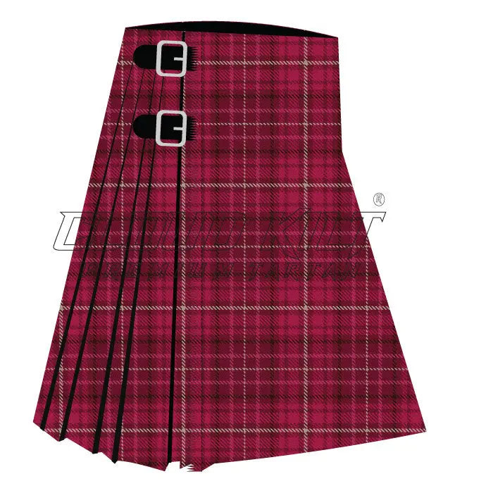 Launch Pink Premium Tartan Kilt CLOUD KILT