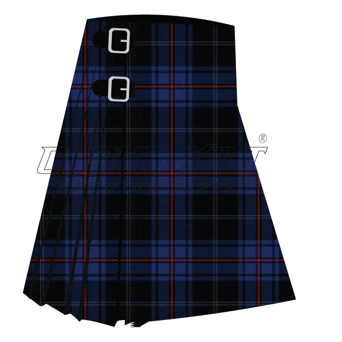 Little of Morton Rigg Red Modern Premium Tartan Kilt CLOUD KILT