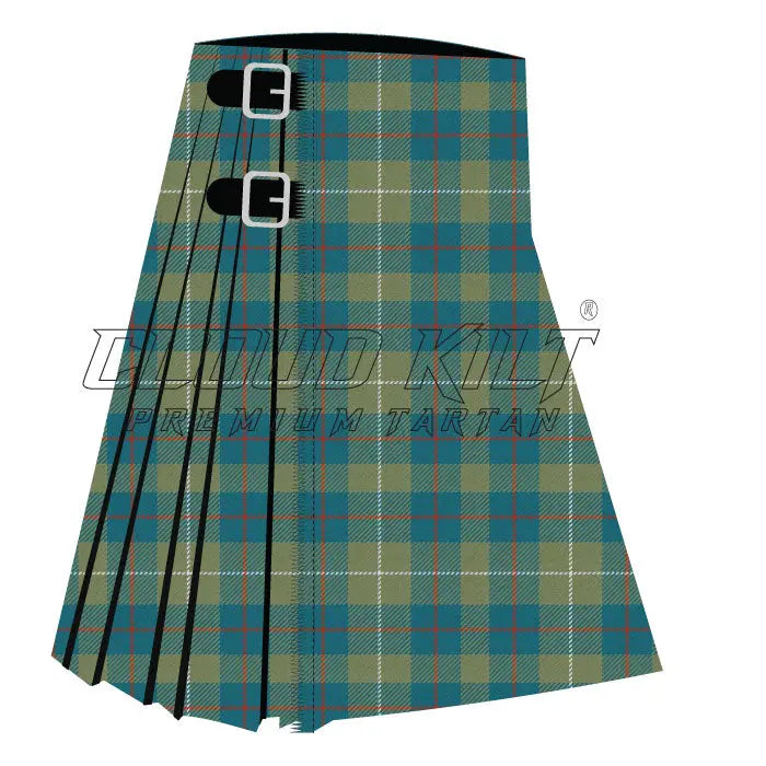 London Regiment Ancient Premium Tartan Kilt CLOUD KILT