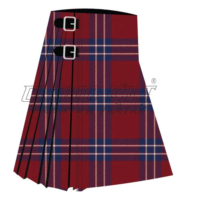 Lyon College Modern Premium Tartan Kilt CLOUD KILT