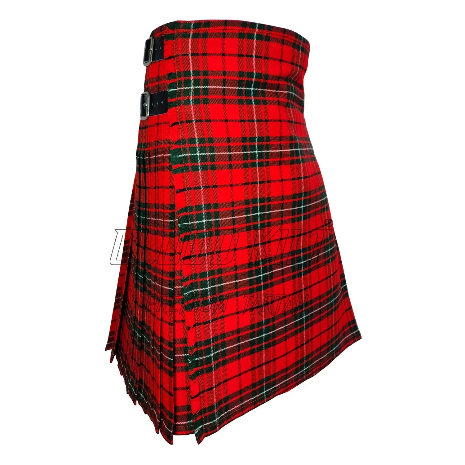 MacAulay Red Modern Tartan Kilt For Men CLOUD KILT