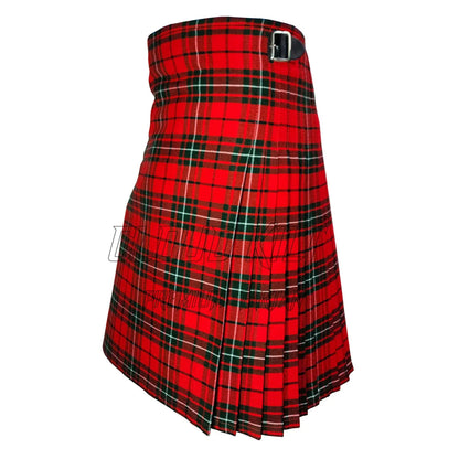 MacAulay Red Modern Tartan Kilt For Men CLOUD KILT