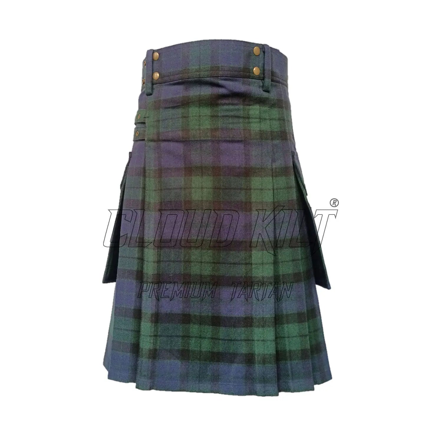 Mackay Modern Tartan Utility Kilt CLOUD KILT