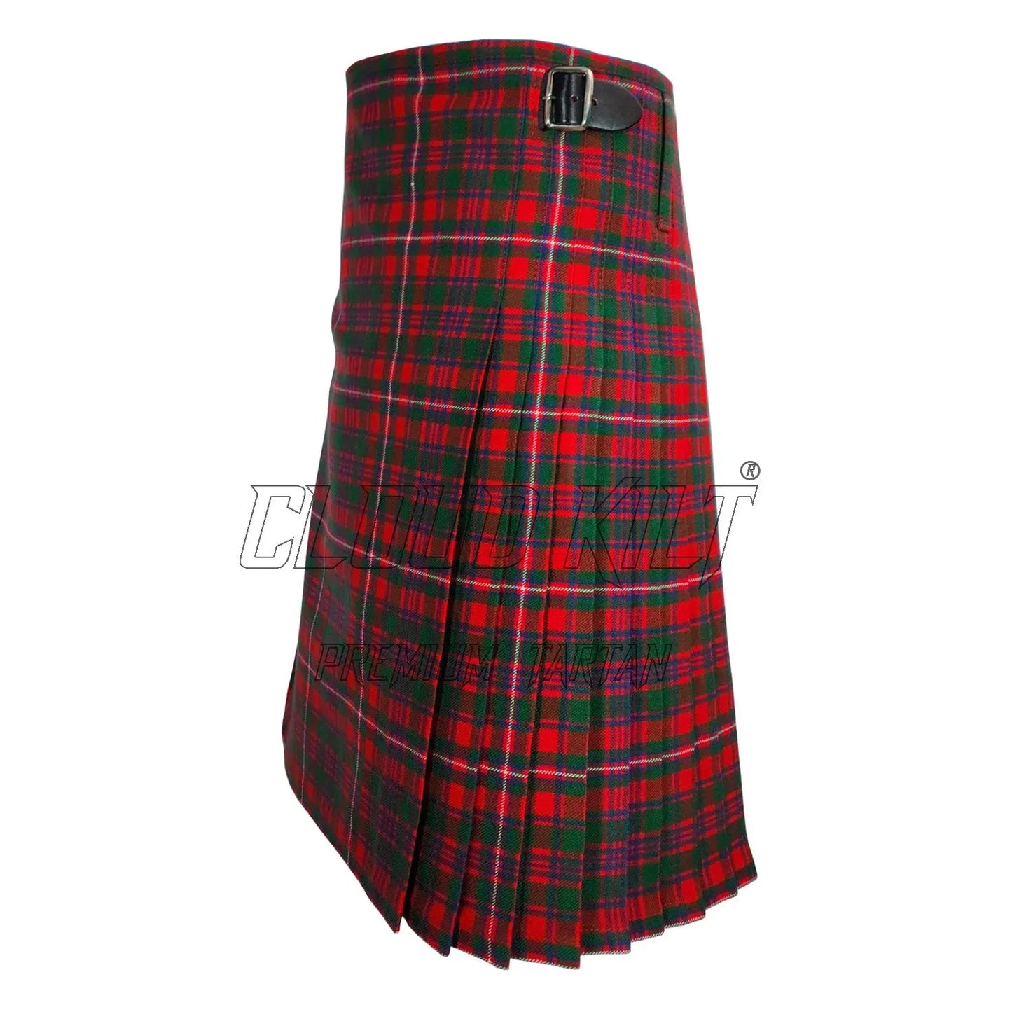 Mackinnon Red Modern Tartan Kilt For Men CLOUD KILT