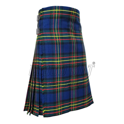 Maclaren Modern Tartan Kilt For Men CLOUD KILT