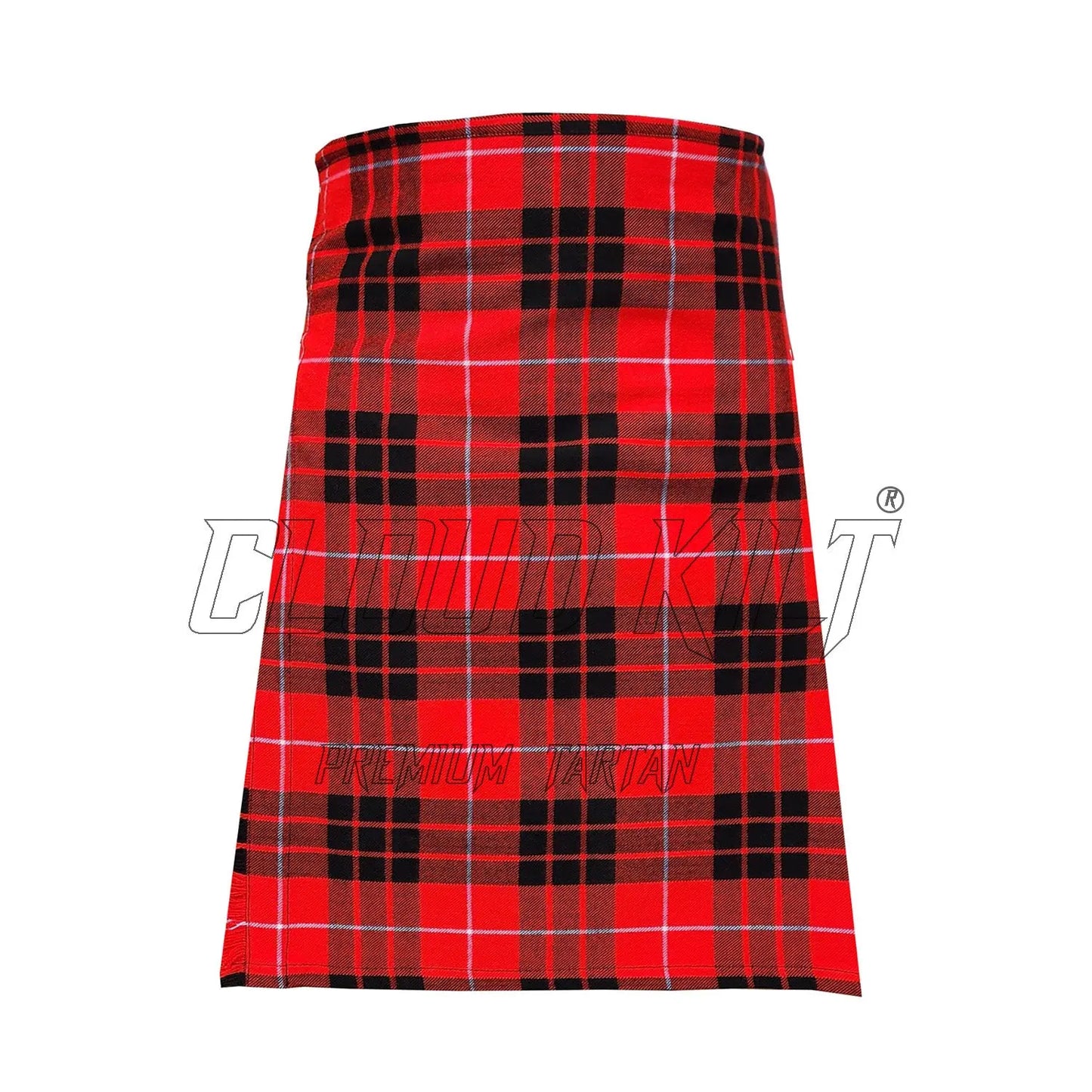 Munro Black & Red Tartan Kilt CLOUD KILT