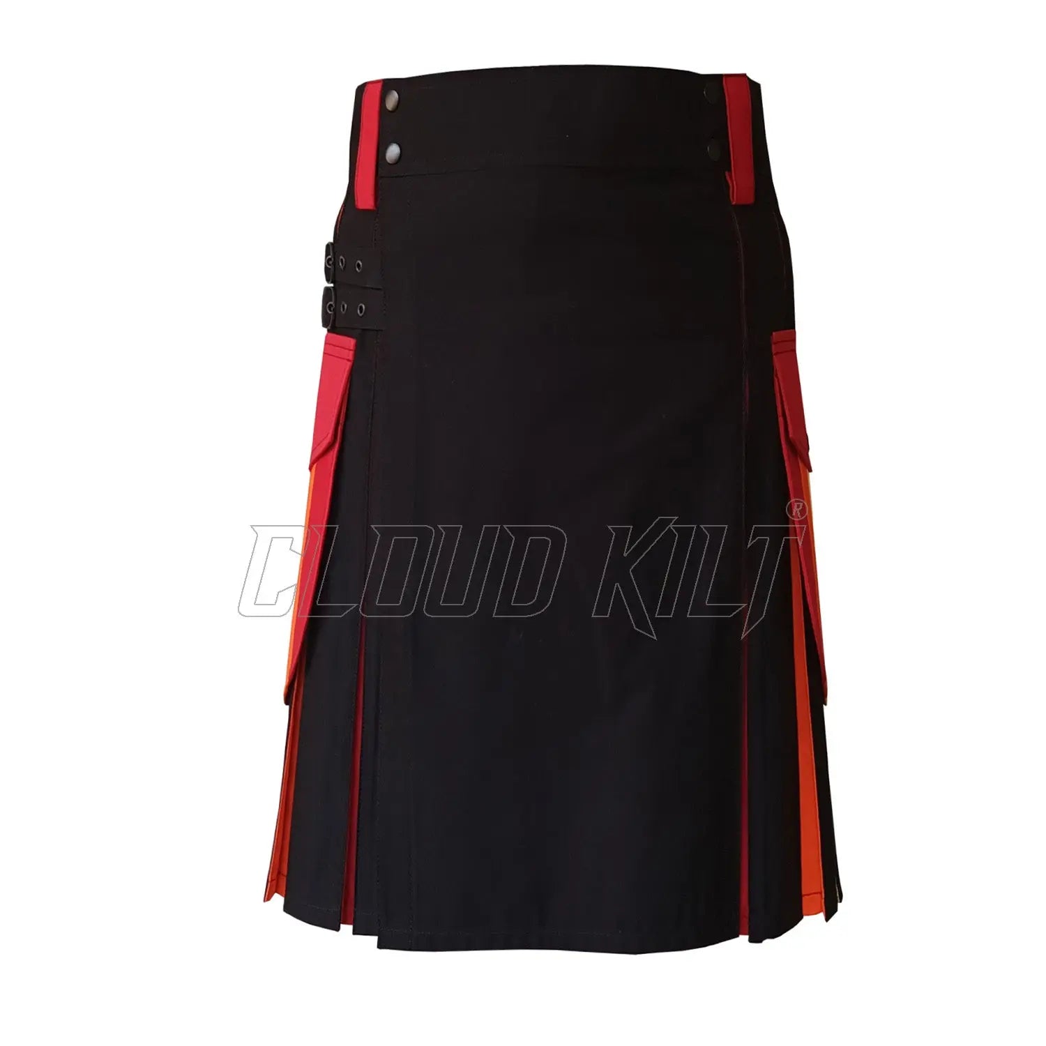 Rainbow Hybrid Box Pleated Kilt CLOUD KILT