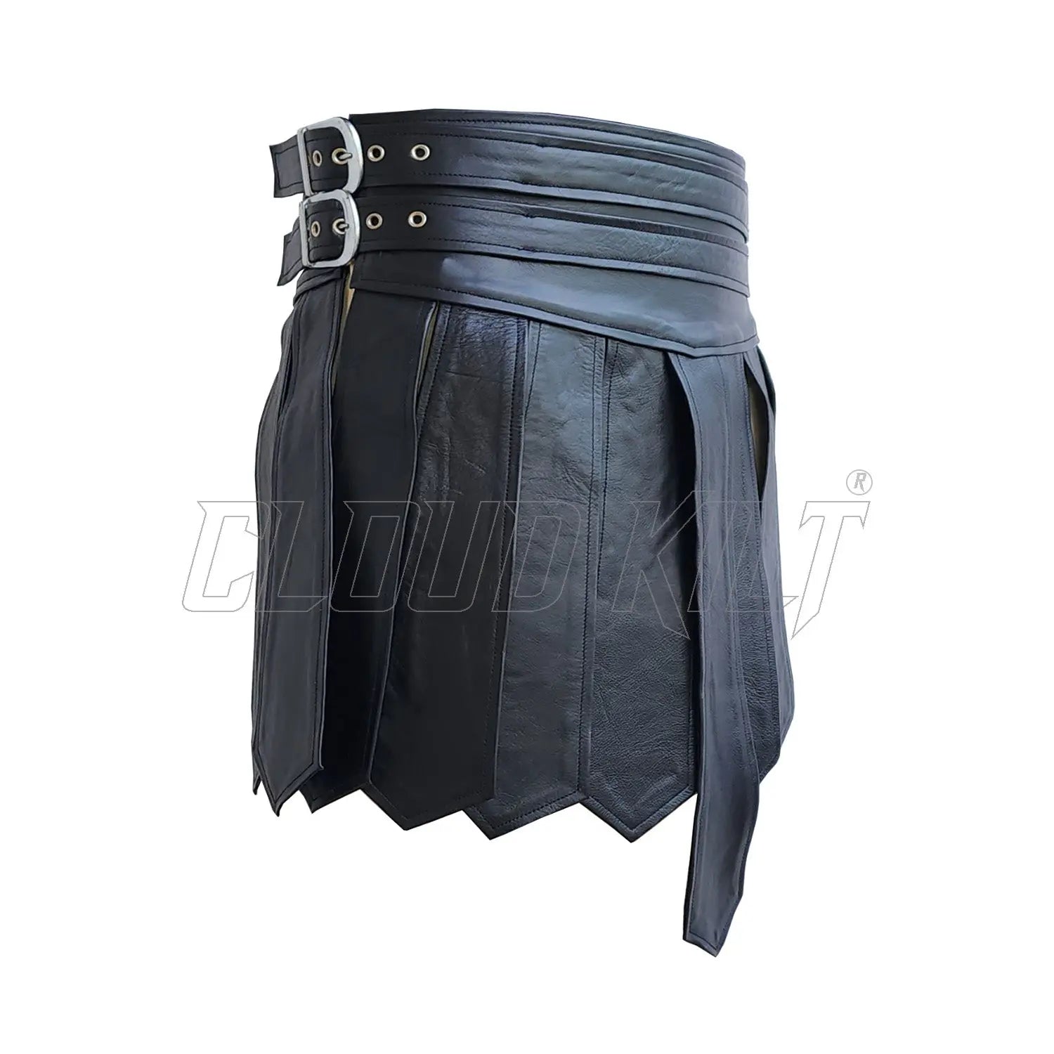 Real Cow Leather Gladiator Kilt For Men CLOUD KILT