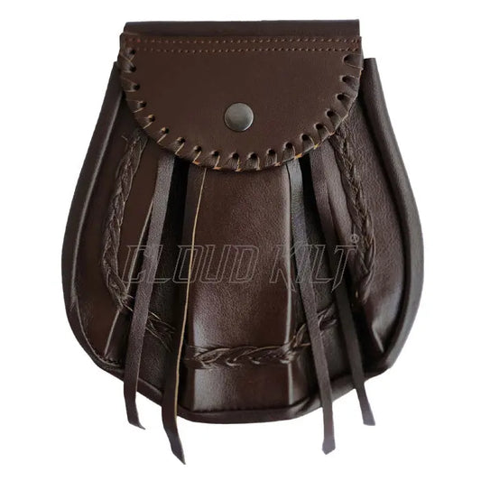 Rob Roy Brown Leather Sporran CLOUD KILT