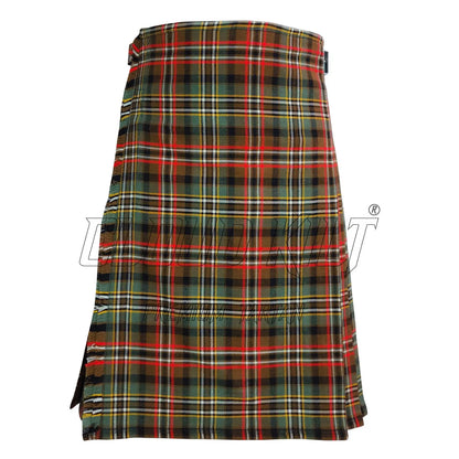 Scott Green Weathered Tartan Kilt For Men CLOUD KILT