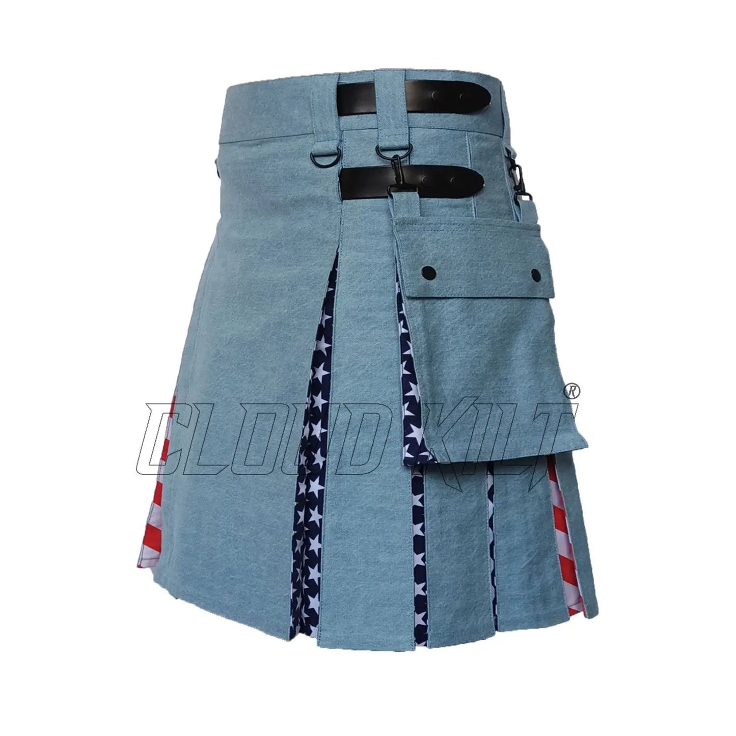 USA Flag Hybrid Utility Kilt CLOUD KILT