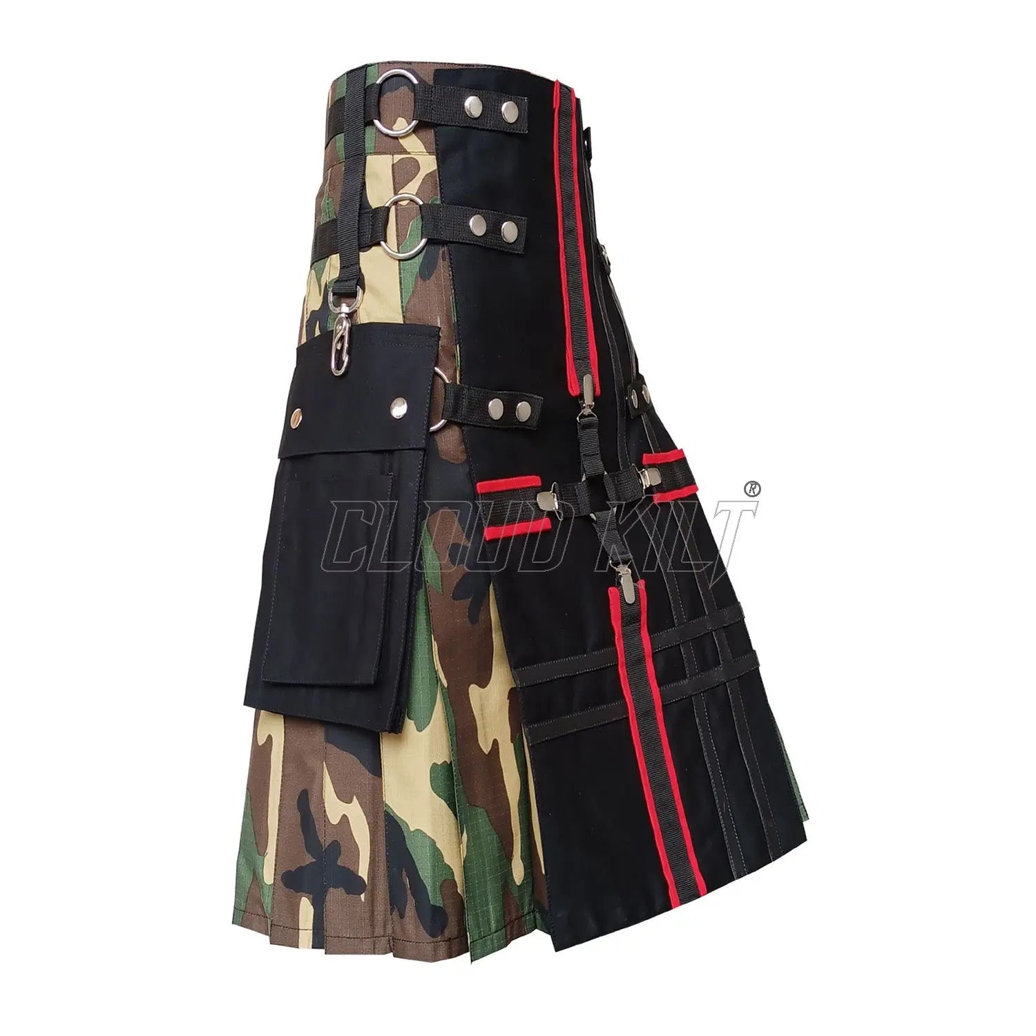 Woodland Camo Tactical Fashion Kilt CLOUD KILT