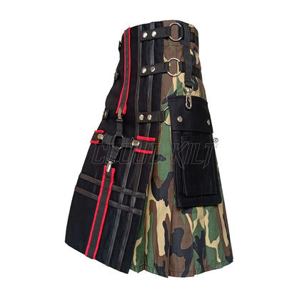 Woodland Camo Tactical Fashion Kilt CLOUD KILT